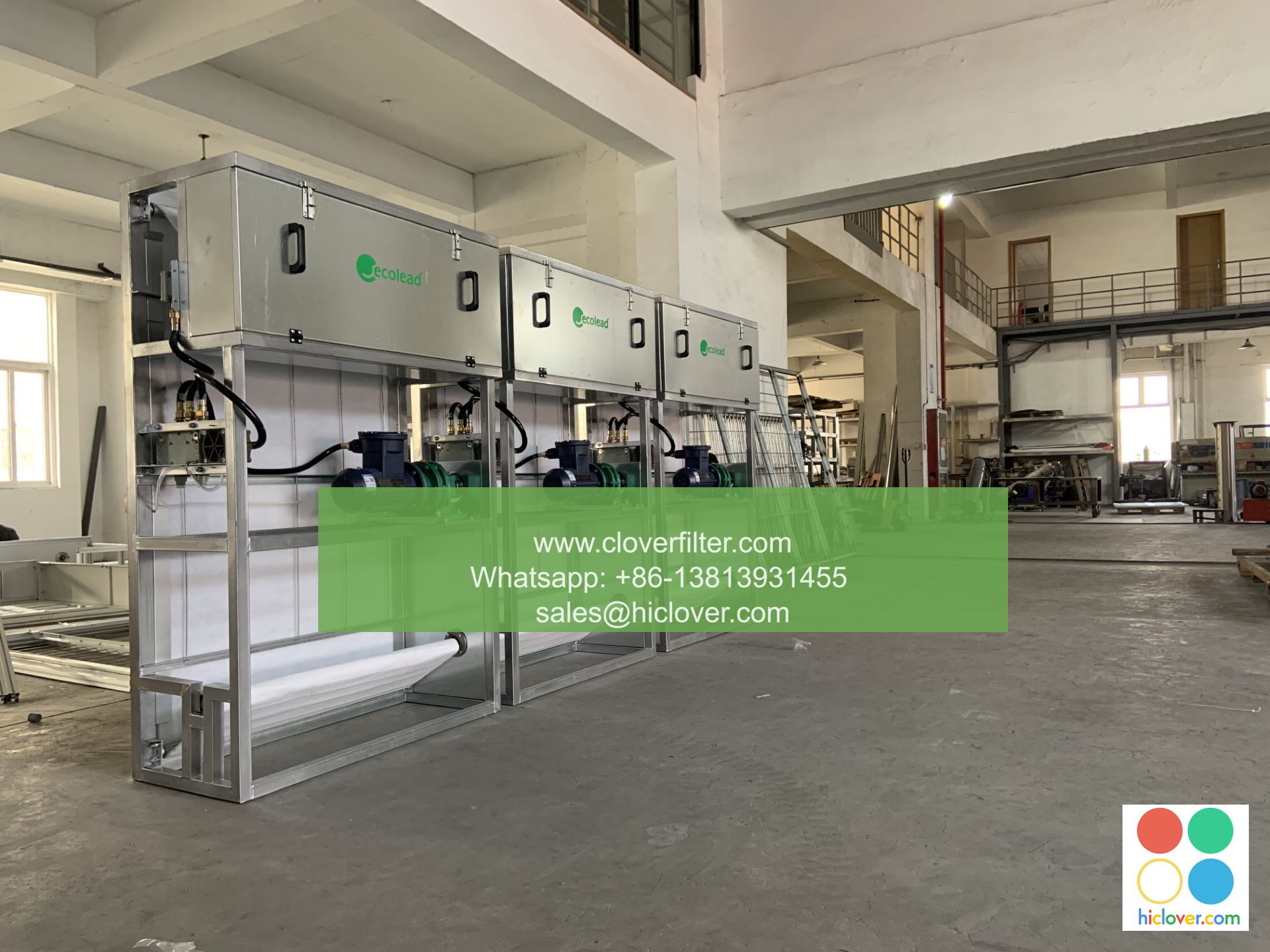 Automatic Roll Air Filters for High-Volume HVAC and Process Air Systems