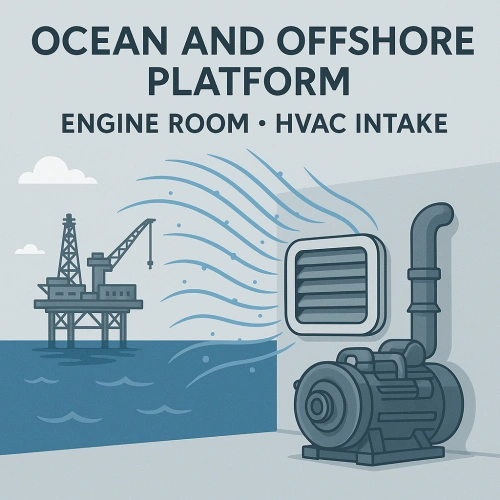 Automatic Roll Air Filters for Marine and Offshore Platforms