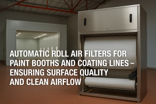 Filtros de Aire Automáticos de Tipo Enrollable para Cabinas de Pintura y Líneas de Recubrimiento — Garantía de Calidad en Superficies y Flujo de Aire Limpio