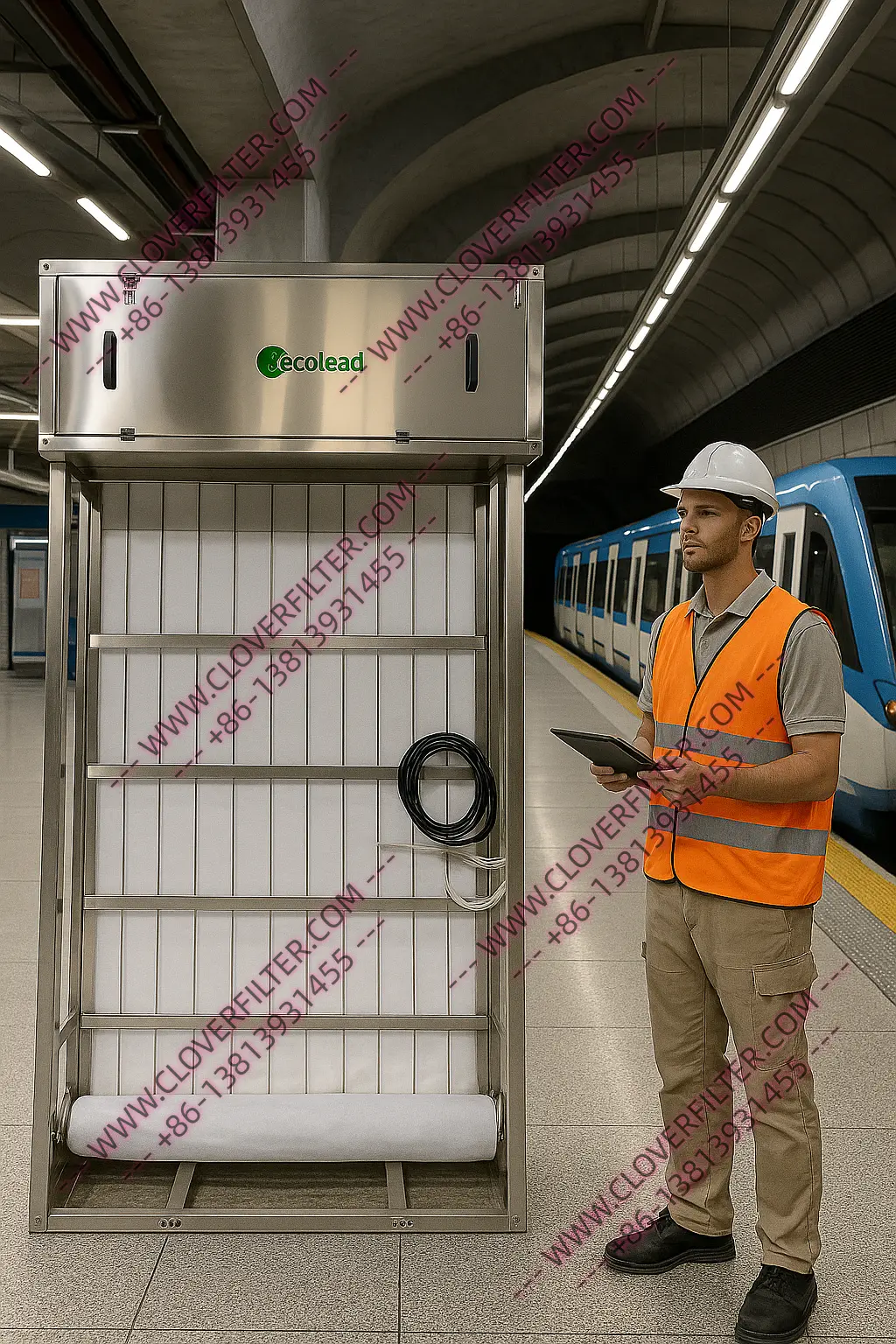 Automatic Roll Air Filters for Subway and Tunnel Ventilation Systems – Clean Air Solutions for High-Flow Environments