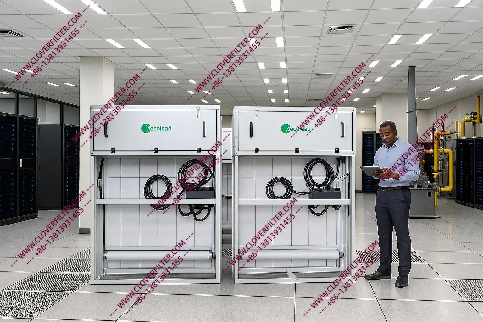 Automatic Roll Air Filters for Data Centers and Server Rooms – Precision Air Control for Critical Environments