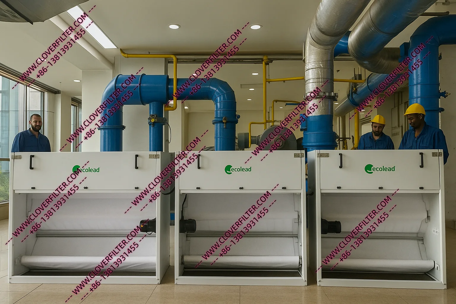 Filtros de Aire Automáticos de Tipo Enrollable para Sistemas HVAC en Edificios de Oficinas — Filtración Inteligente para Mejorar la Calidad del Aire Interior y la Eficiencia Energética