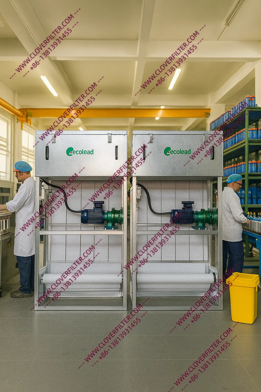 Automatic Roll Air Filters for Battery Production Facilities – Advanced Dust and Fume Control